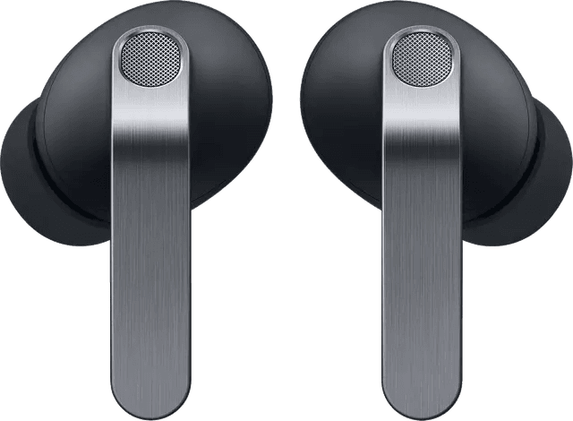 Bilde av et par Galaxy Buds4 Pro i svart