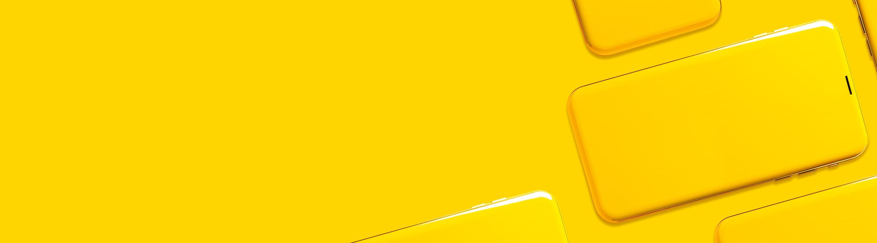 Mobil med knust skjerm.