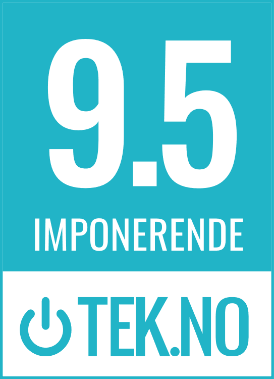 Karakter: 9.5, Imponerende fra tek.no