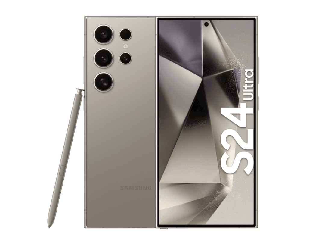 Samsung Galaxy S24 Ulta Grey front back