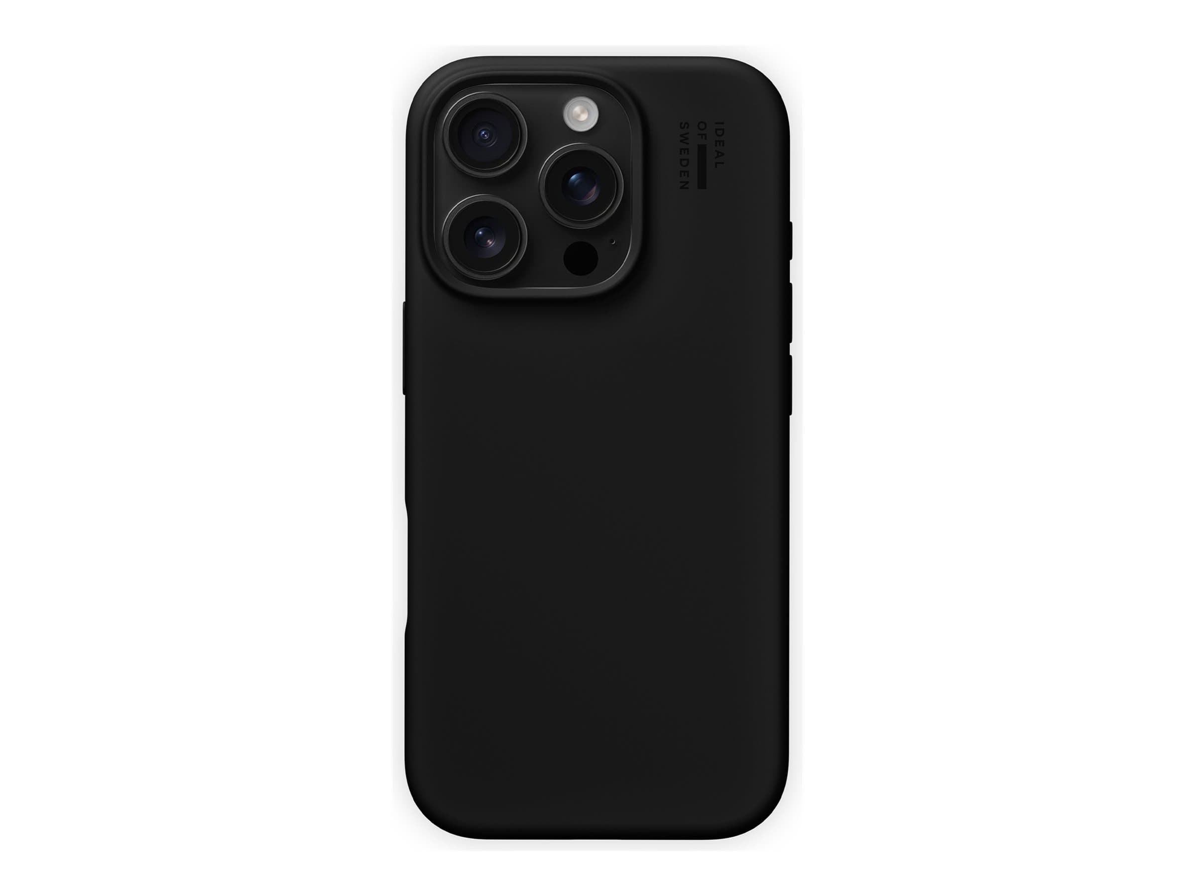 Silikondeksel til iPhone 16 Pro Max Svart