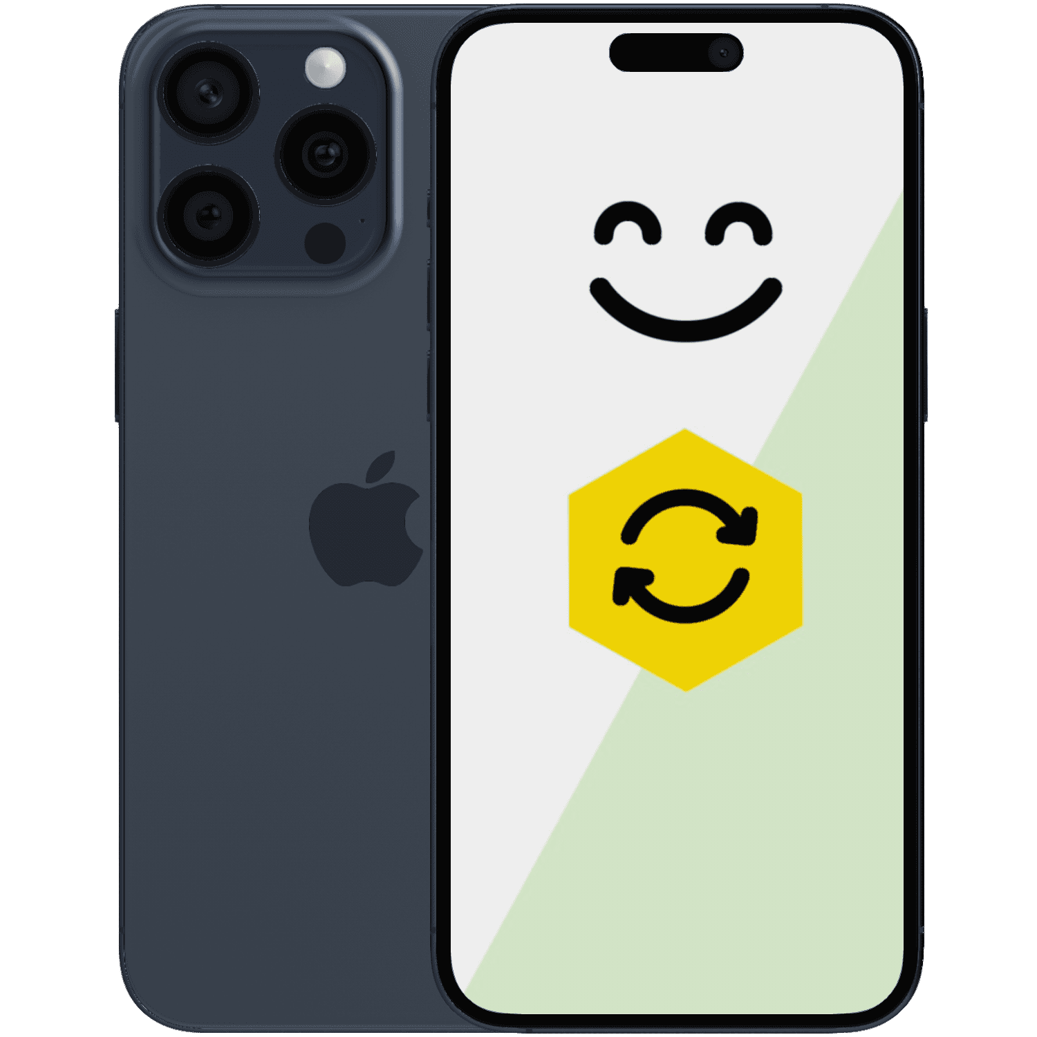 PentBrukt iPhone 15 Pro Max Blå titan