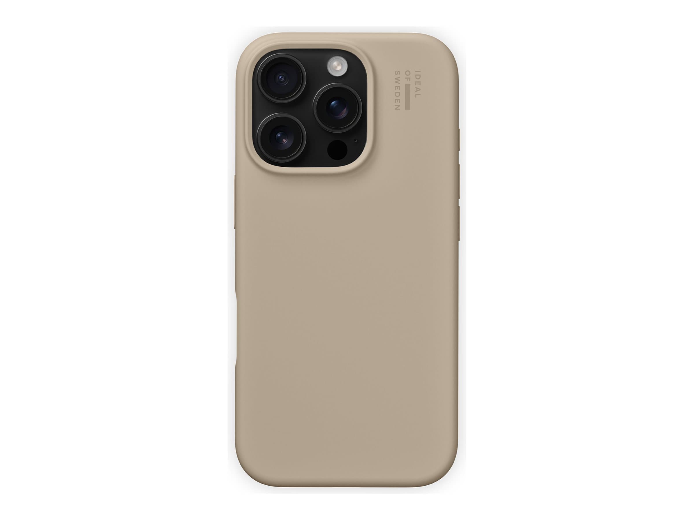 Silikondeksel til iPhone 16 Pro Beige